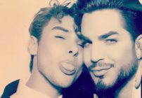 Adam Lambert and his boyfriend