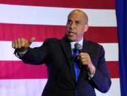 US Senator Cory Booker (D-NJ) speaks at his 'Conversation with Cory' campaign event at the Nevada Partners Event Center on February 24, 2019 in North Las Vegas, Nevada.