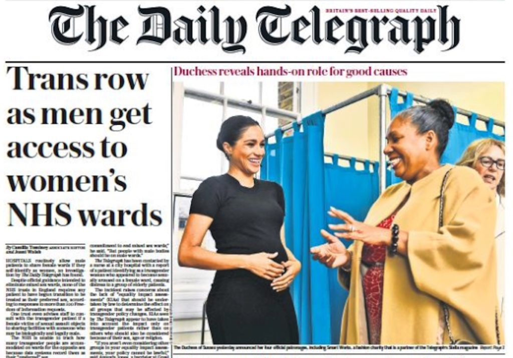 The Daily Telegraph's anti-trans headline
