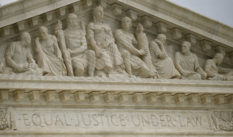Front of The Supreme Court.