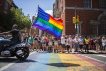 Participants of the 2016 Pride Parade march through Philadelphia's so-called gayborhood, one of the most well known gay and lesbian spaces in the city.