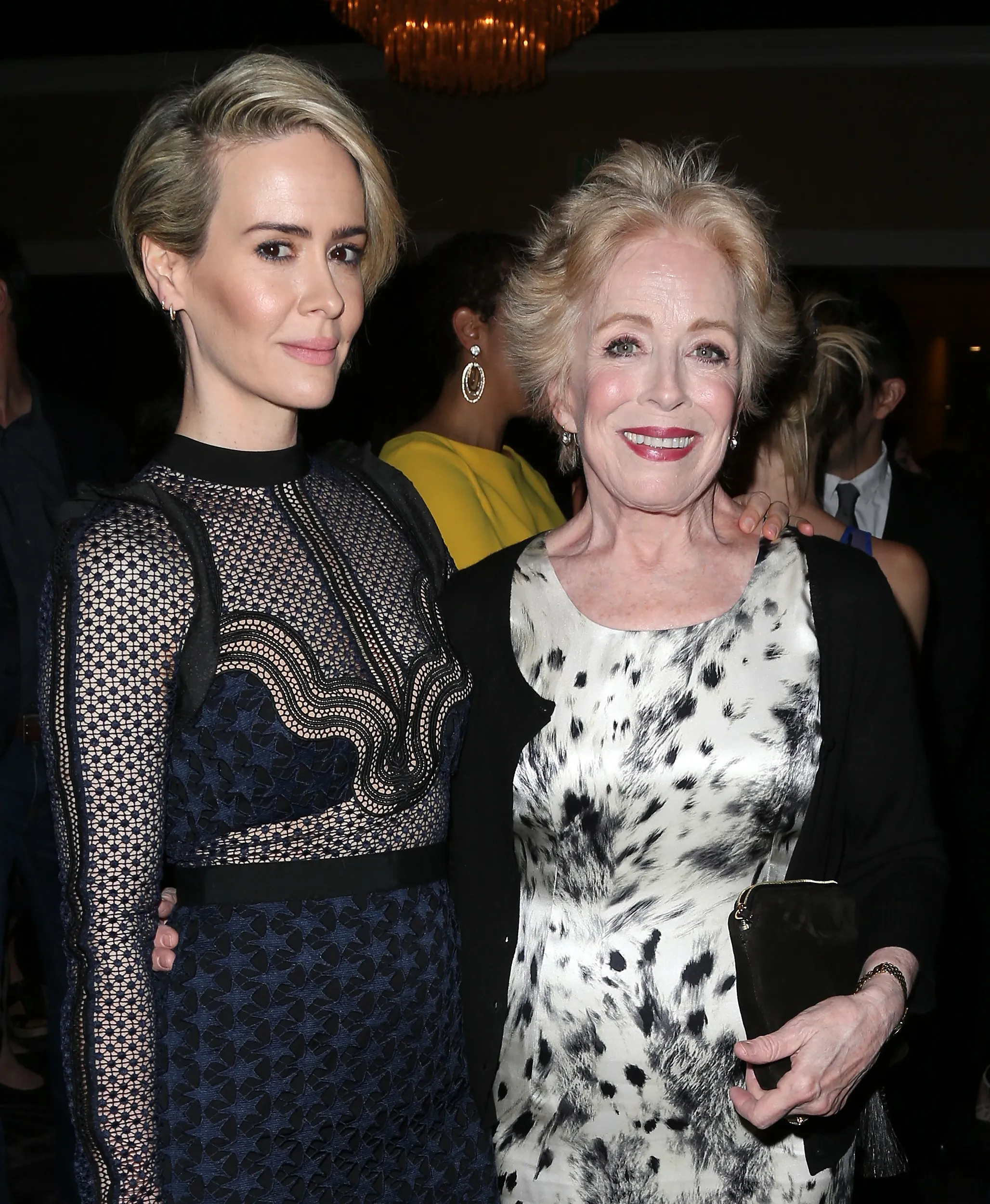 Actresses Sarah Paulson (L) and Holland Taylor attend the 32nd annual Television Critics Association Awards during the 2016 Television Critics Association Summer Tour at The Beverly Hilton Hotel on August 6, 2016 in Beverly Hills, California.