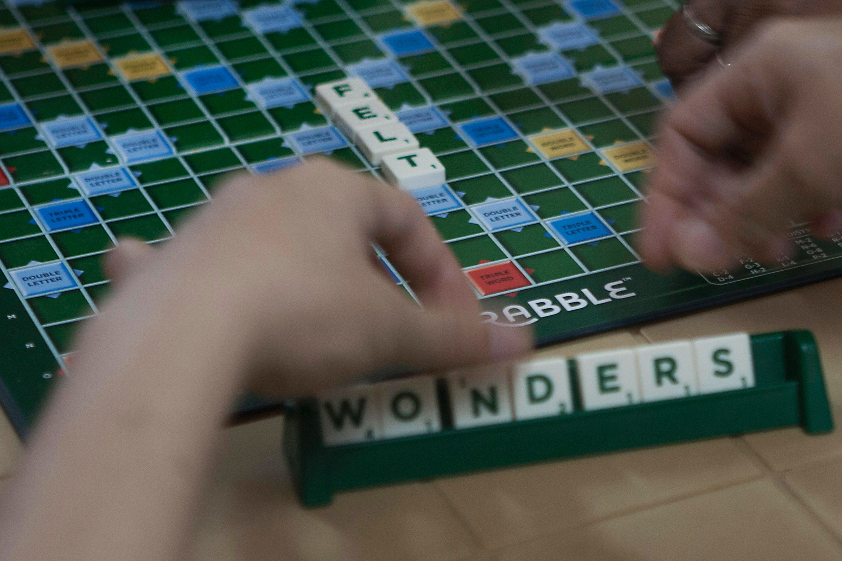 A game of scrabble.