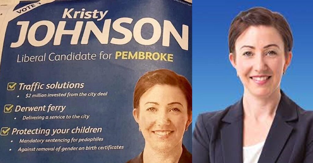 Liberal candidate Kristy Johnson