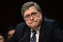 William Barr, nominee to be US Attorney General, testifies during a Senate Judiciary Committee confirmation hearing