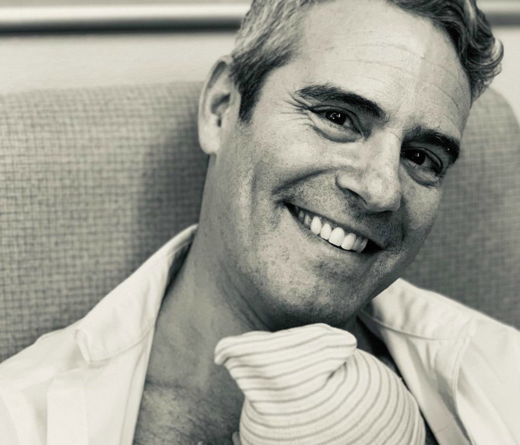 Photo of Andy Cohen and his baby son Benjamin