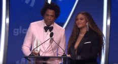 Beyoncé and Jay Z at the 2019 GLAAD Awards