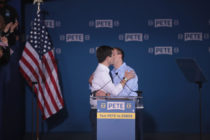 Chasten and Pete Buttigieg kissing