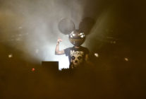 Deadmau5 Performs At The Seaport District's Pier 17 Rooftop on September 8, 2018 in New York City