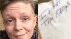 Michelle Crider, a lesbian waitress in Indiana who has gone viral with a Facebook video