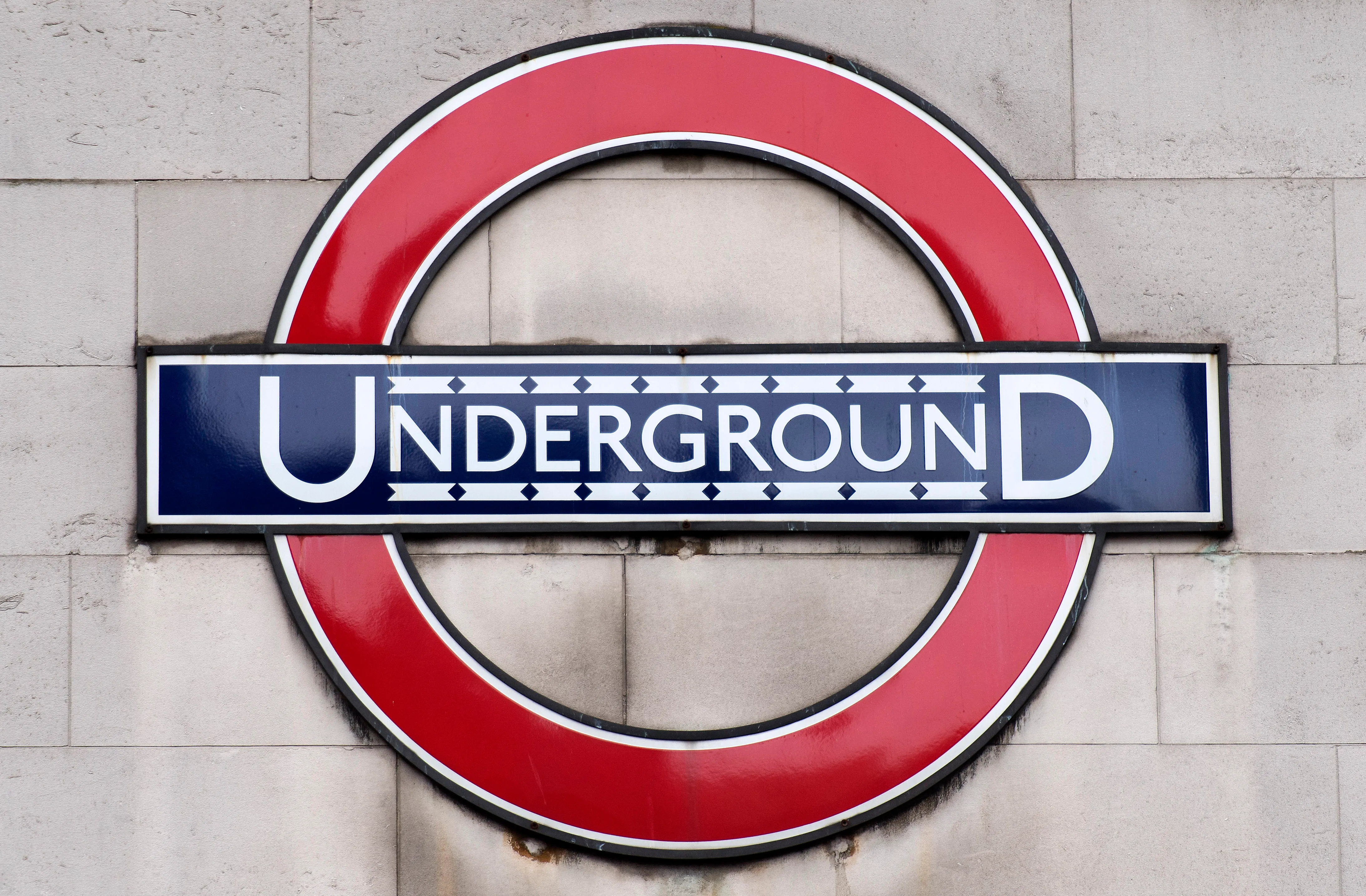 A London underground sign is pictured outside Leicester Square underground station