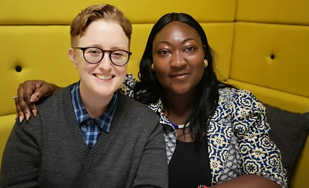 Stonewall's Ruth Hunt and UK Black Pride's Lady Phyll.