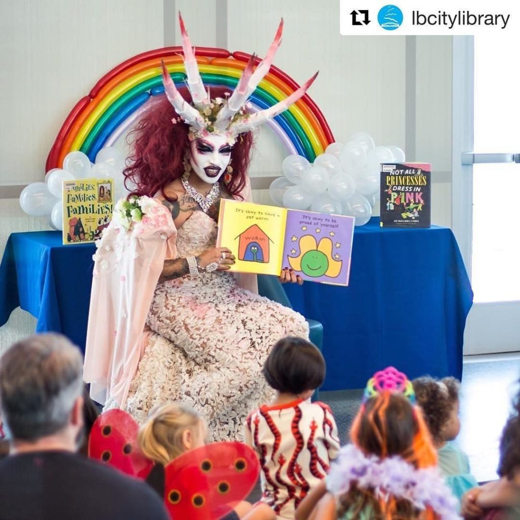 An amazing demon drag queen has entertained children in Michelle ...