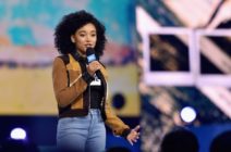 INGLEWOOD, CA - APRIL 07: Actress Amandla Stenberg speaks onstage at WE Day California 2016 at The Forum on April 7, 2016 in Inglewood, California. (Photo by Mike Windle/Getty Images for WE Day )