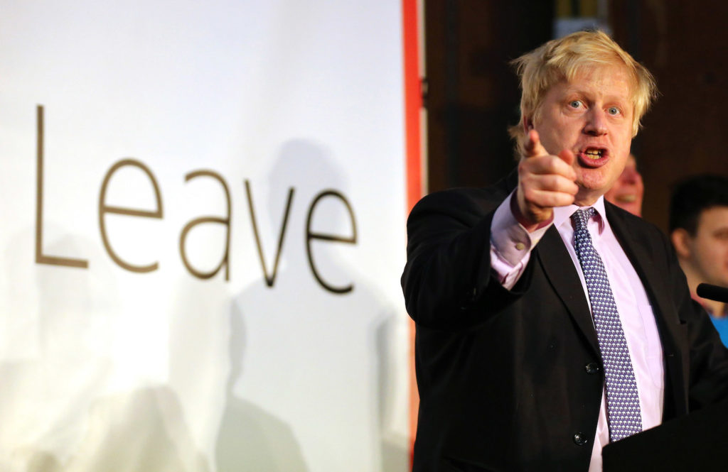 Boris Johnson leave
