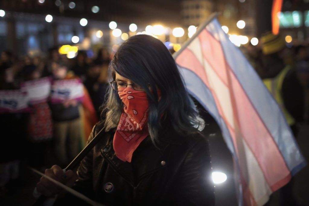 Trans rights protest in Chicago (Getty Images)
