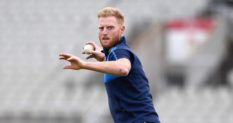 MANCHESTER, ENGLAND - SEPTEMBER 18: England player Ben Stokes in action during England nets ahead of the 1st ODI against West Indies at Old Trafford on September 18, 2017 in Manchester, England. (Photo by Stu Forster/Getty Images)