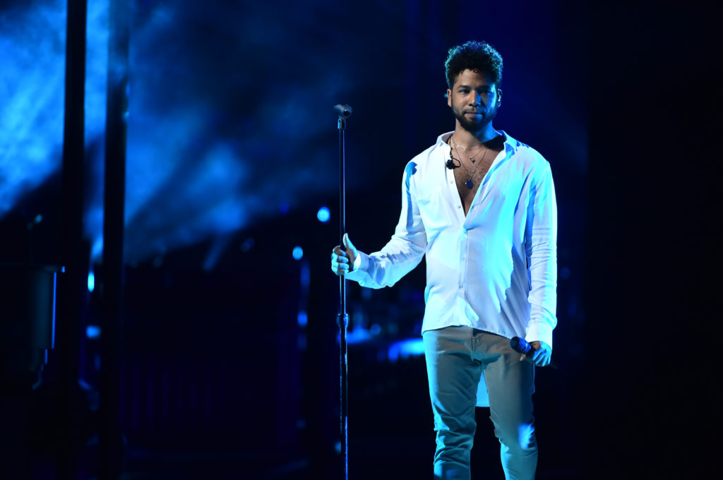 Jussie Smollett performs at the VH1 Trailblazer Honors 2018