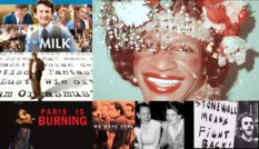 Composite images of LGBT+ films and documentaries