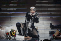 Madonna, performs live on stage at the 64th annual Eurovision Song Contest. (Michael Campanella/Getty Images)