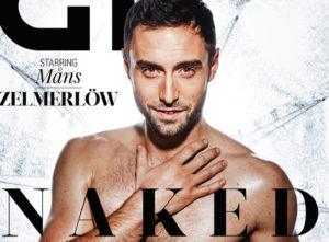 Eurovision winner Måns Zelmerlöw poses naked for gay mag cover
