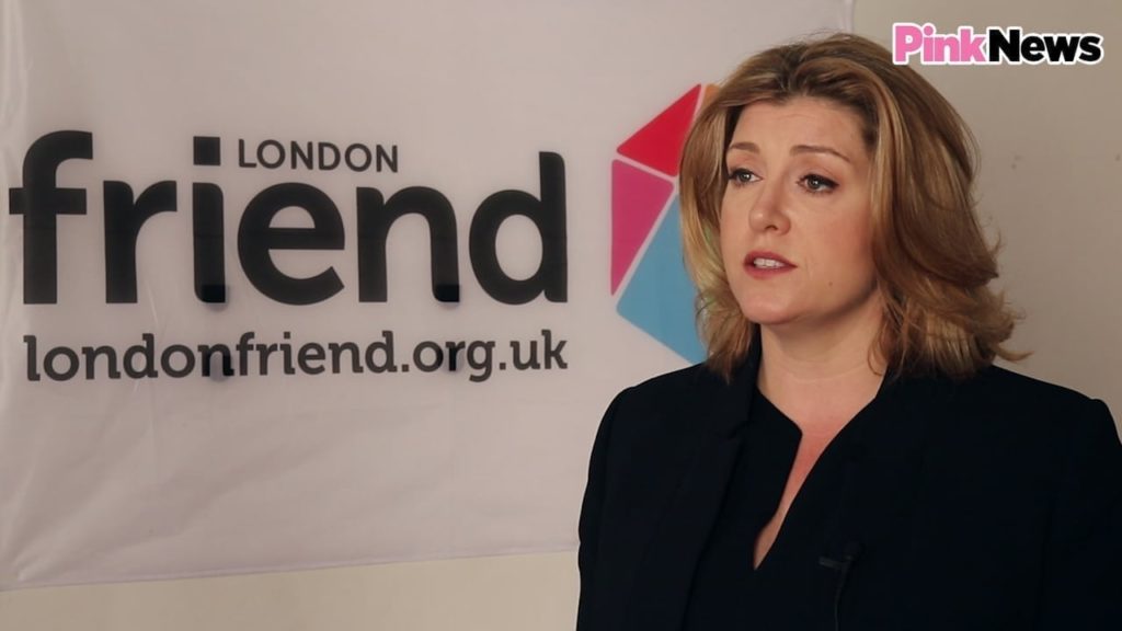 Equalities minister Penny Mordaunt, who has quit the government