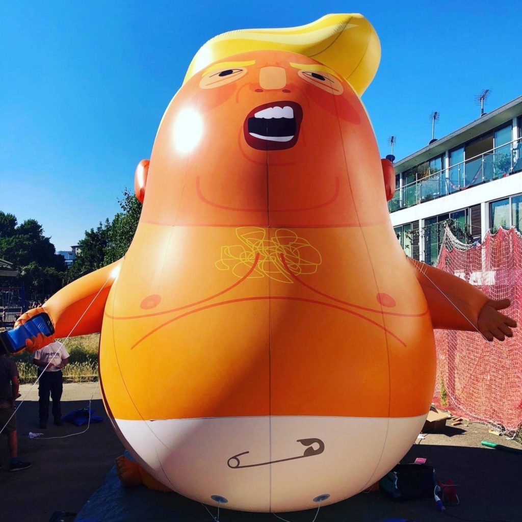 Trump Baby balloon Orlando reelection 2020