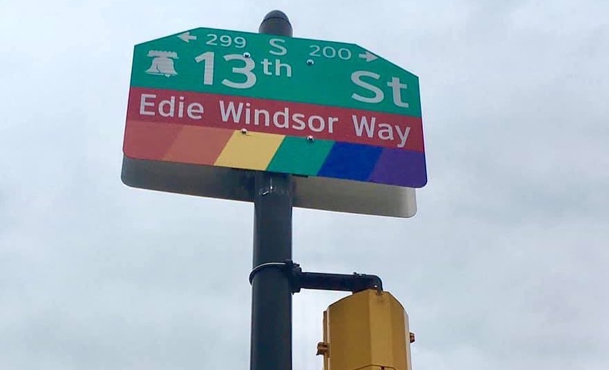The attack took place in the heart of Philadelphia's gayborhood, where streets are named after LGBT icons like Edie Windsor.