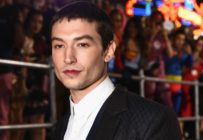 Fantastic Beasts star Ezra Miller attends the premiere of Warner Bros. Pictures' 'Justice League' at Dolby Theatre on November 13, 2017