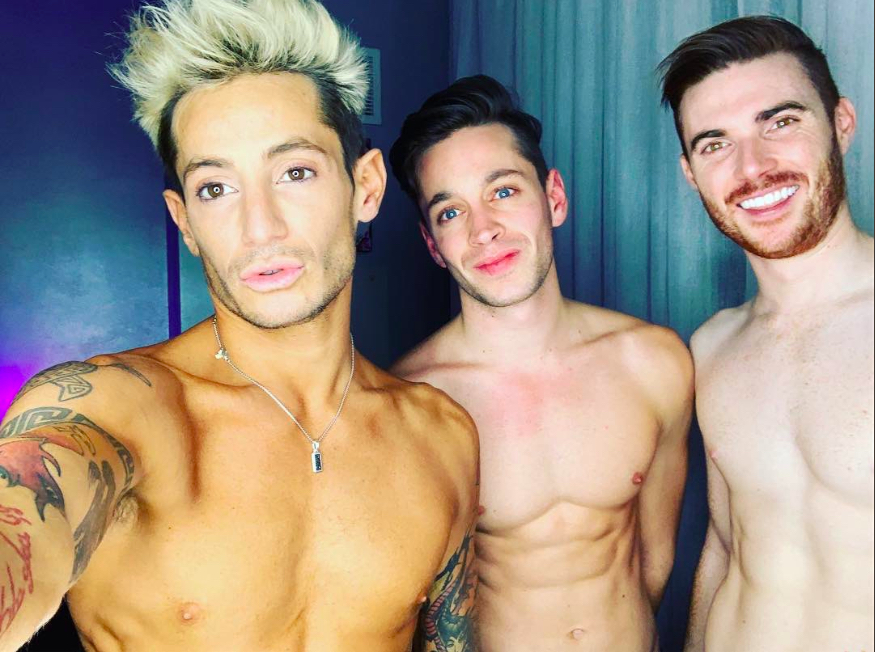 Frankie Grande says he's been dating married couple Daniel Sinasohn and Mike Pophis