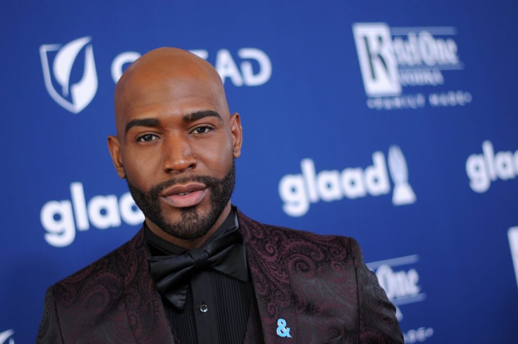 Karamo Brown of Queer Eye attends the 29th Annual GLAAD Media Awards at The Beverly Hilton Hotel on April 12, 2018