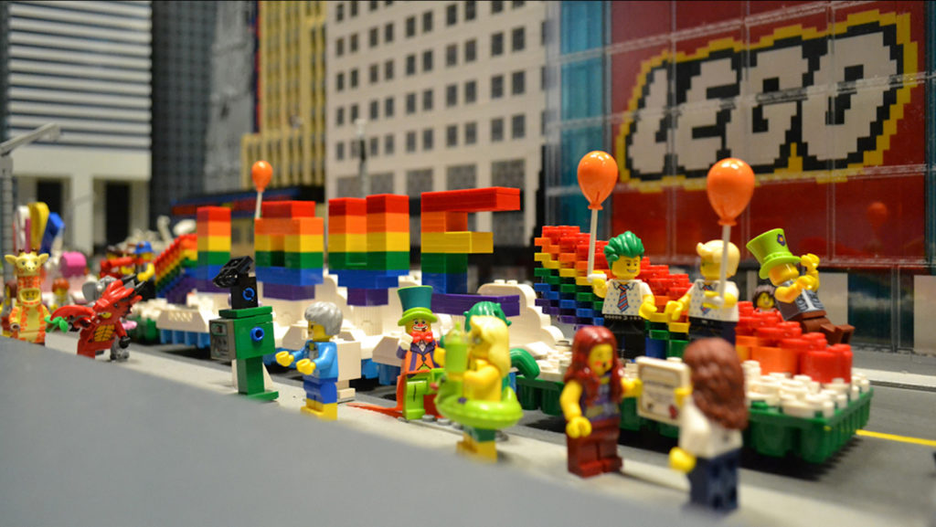 lego pride parade