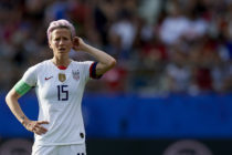 Megan Rapinoe of United States during the 2019 FIFA Women's World Cup France Round Of 16 match between Spain and USA
