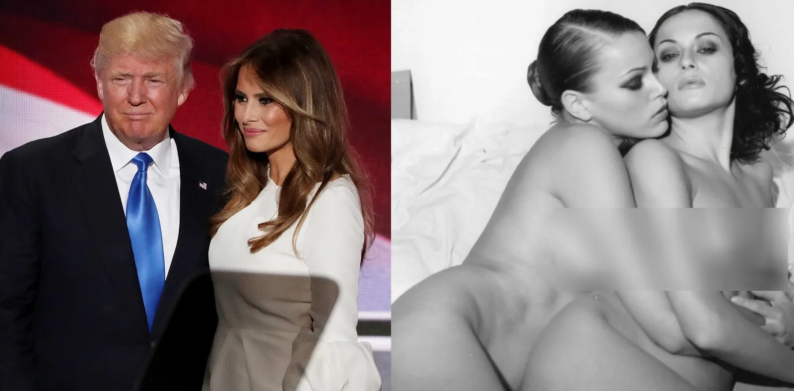 Melania Trump’s lesbian modelling pics ‘will help Trump win LGBT vote...