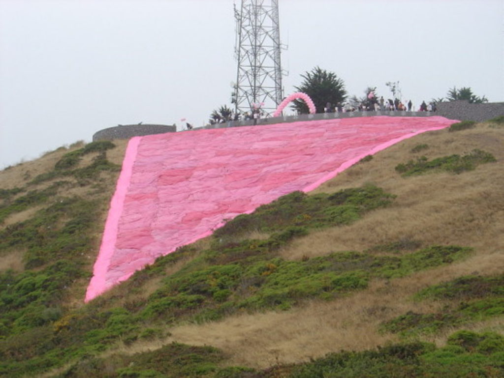 Pink Triangle on twin peaks in san francisco