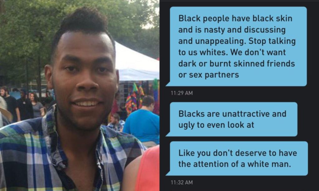 Racism at Toledo Pride (Twitter/@TEEZBabyCakes)