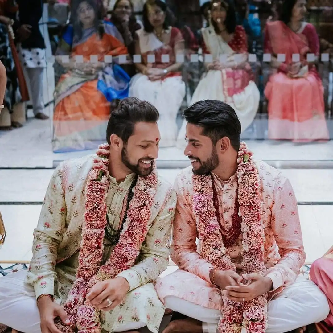 couple Indian marriage gay