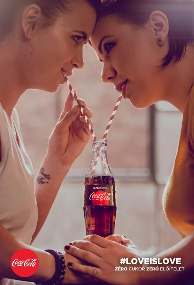 Coca Cola Hungary same-sex advert