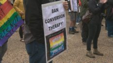 Conversion therapy rally