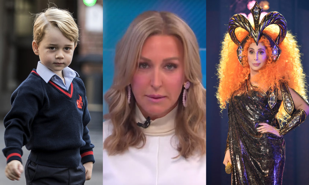 Prince George, Lara Spencer and Cher