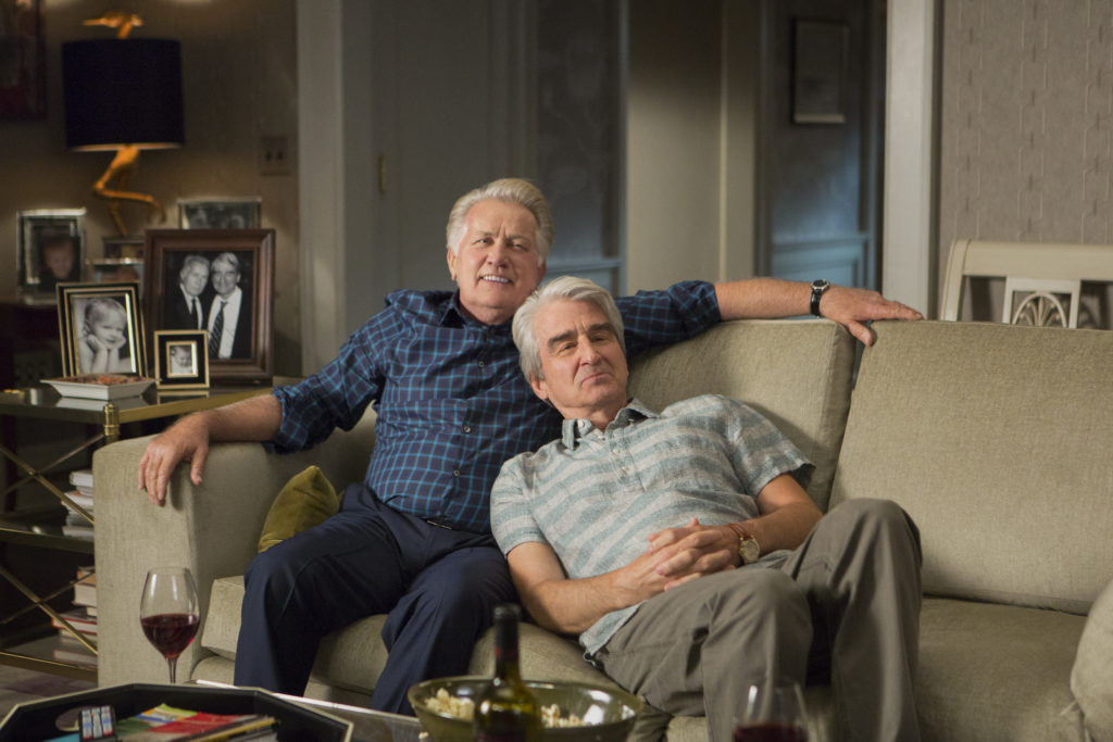 Sam Waterston and Martin Sheen in Grace and Frankie 