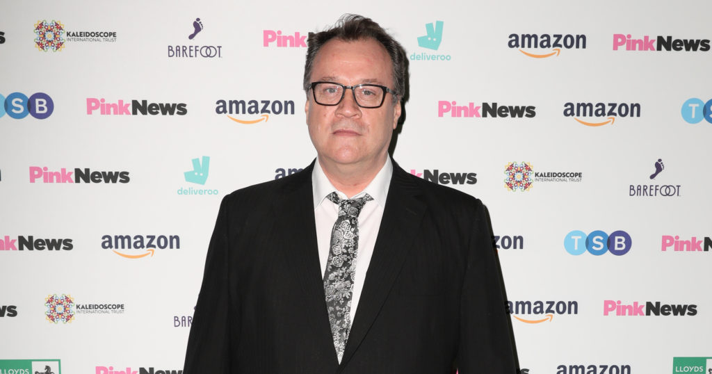 Russell T Davies accepted the Lifetime Achievement award
