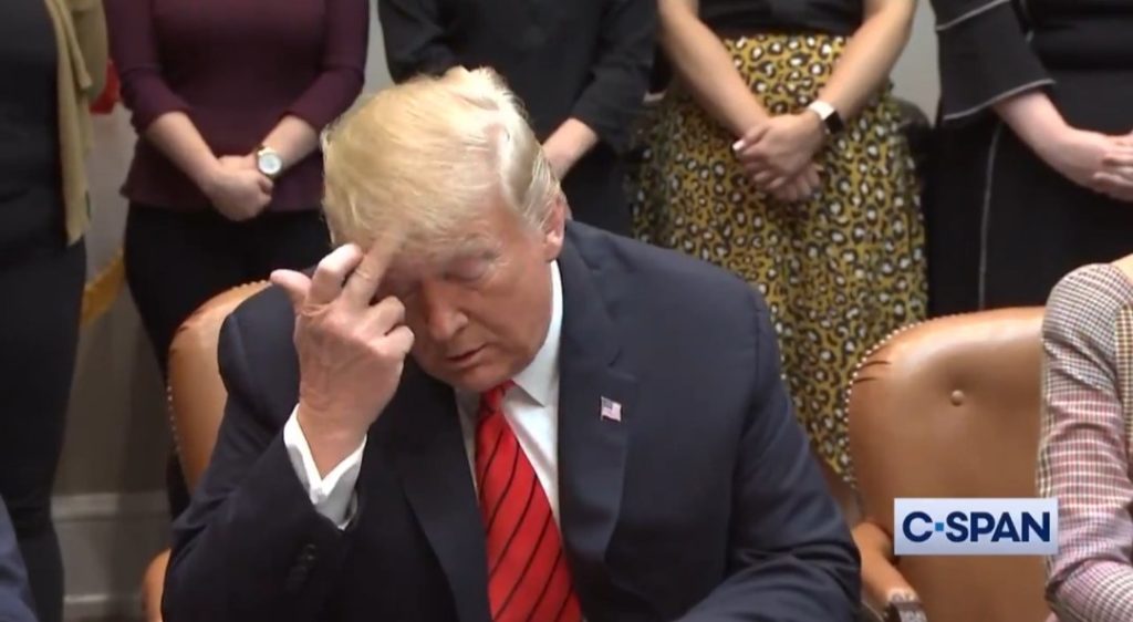 Image result for trump in thought pics