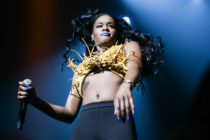 Rapper Azealia Banks performs at Club Nokia on April 16, 2015 in Los Angeles, California.