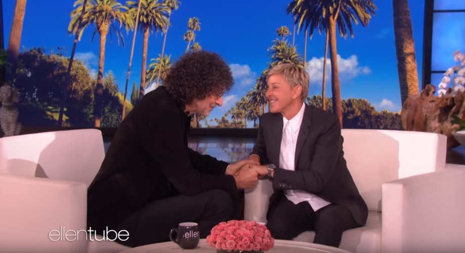 Ellen DeGeneres shared a strange moment with the radio host