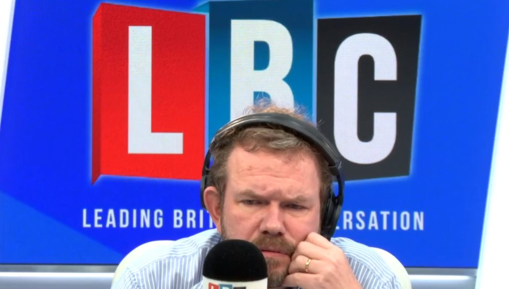 LBC host James O'Brien demolished the Boris Johnson supporter