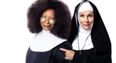Whoopi Goldberg and Jennifer Saunders in Sister Act