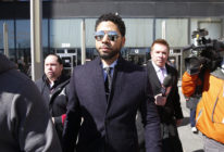 Actor Jussie Smollett leaves the Leighton Courthouse after his court appearance on March 26, 2019 in Chicago, Illinois.