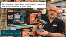 'Tis the season when Robert Dyas' iconic advert comes to a Twitter timeline near you. (Screen capture via YouTube)