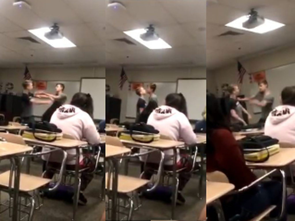 Powerful video shows gay high school teen Jordan Steffy confronting his homophobic bully